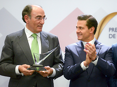 Foto Iberdrola recibe en México el ‘Premio Nacional de Calidad’ en Energía.